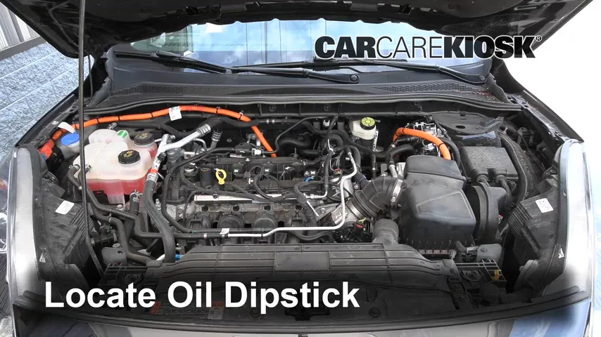 2021 Ford Escape SE Hybrid 2.5L 4 Cyl. FHEV Huile Vérifier le niveau de l'huile